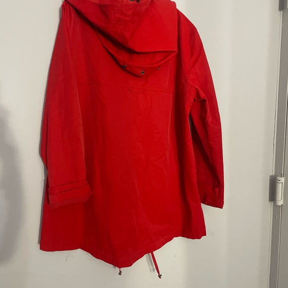 Eileen Fisher Cotton Nylon Hooded Jacket - Picture 6 of 7